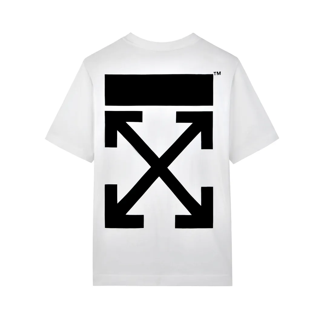 OFF WHITE T Shirts Unisex Crew Neck Moderate Heavyweight