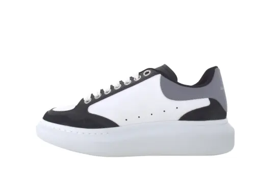 Alexander McQueen Colour Block Low Top Sneakers 'White Grey Black'