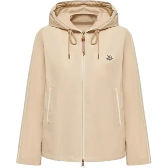 Moncler SS26 Sarracenia серия удобная универсальная женская куртка с капюшоном и длинными рукавами