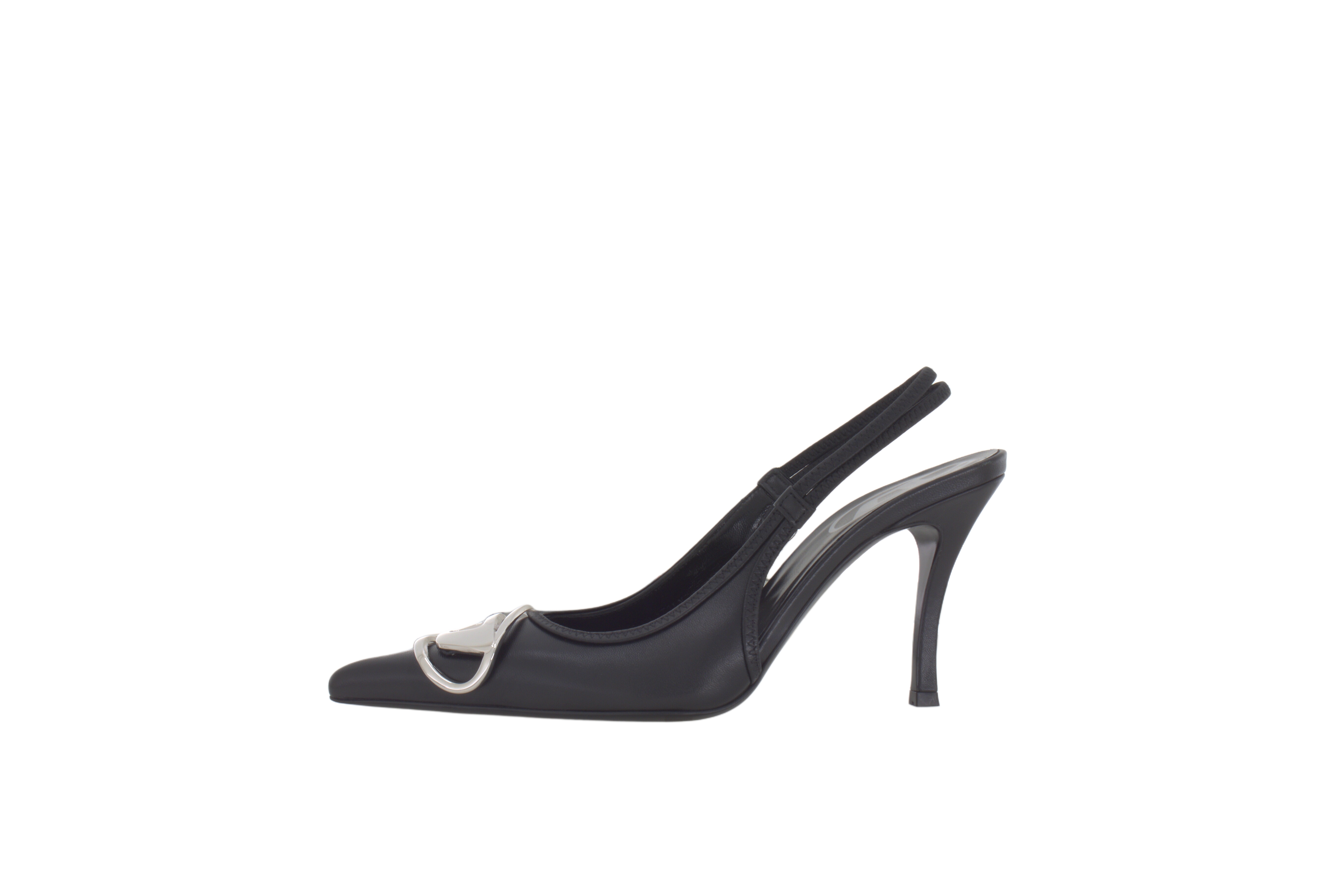 Diesel D-Venus 80mm leather slingback pumps