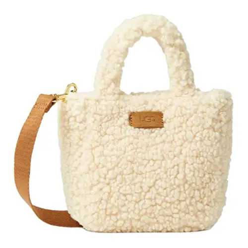 UGG Polyester Handbag, Shoulder Bag, Crossbody Bag Small Women's Natural