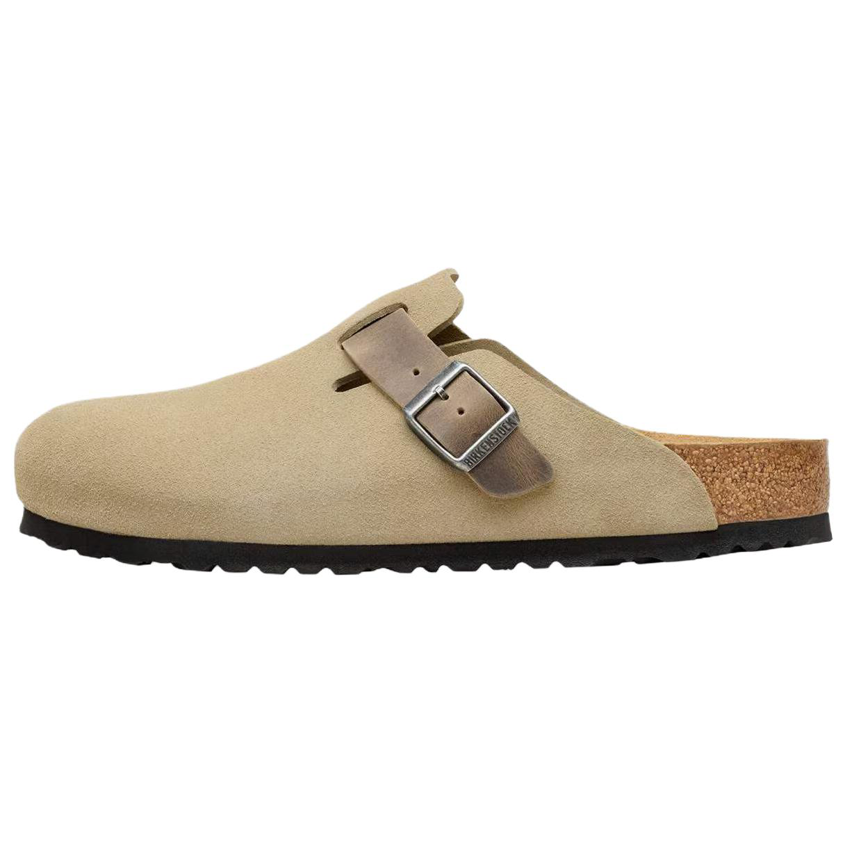 Мужские сабо Birkenstock Boston (коричневые)