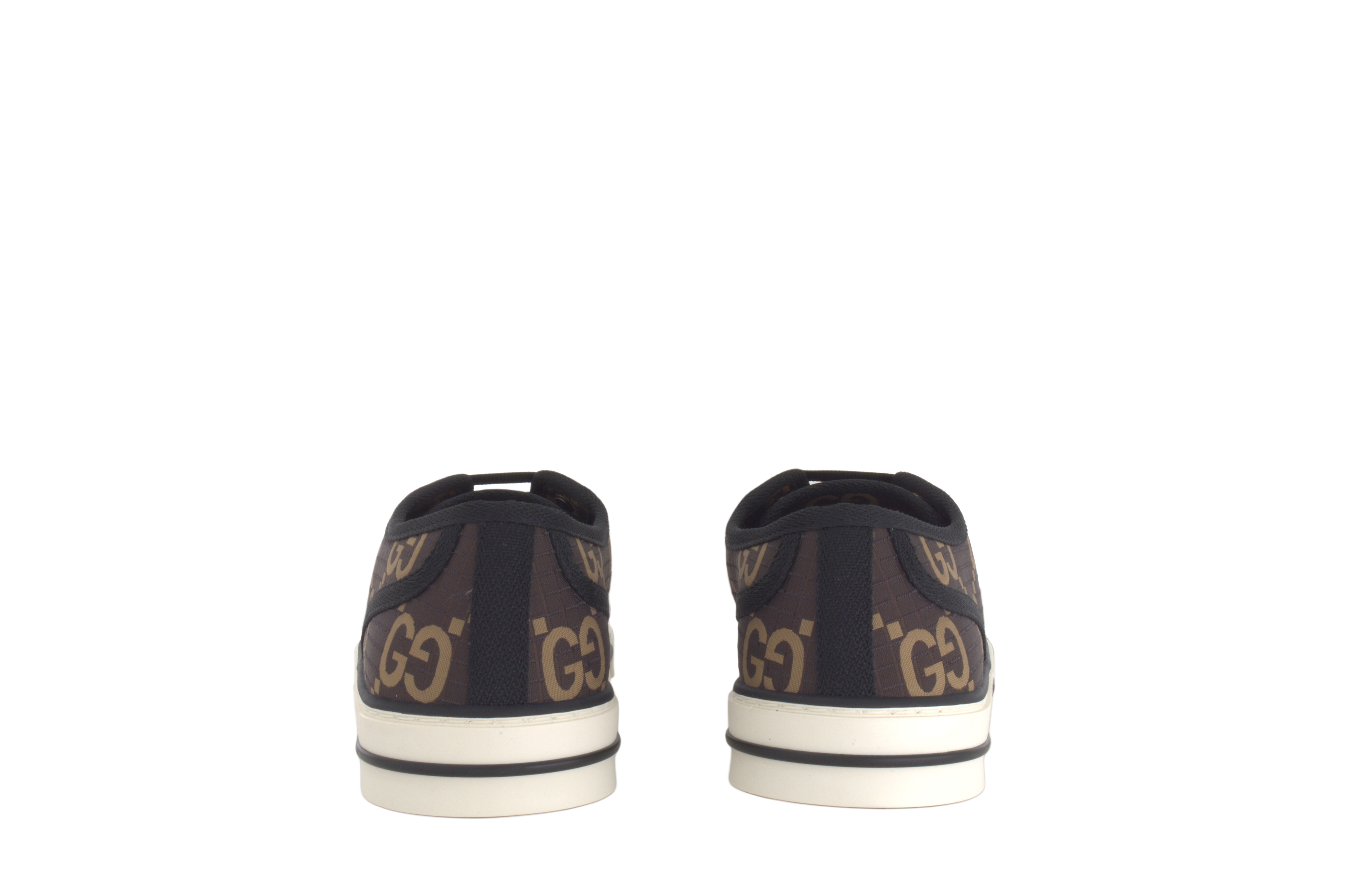 Мужские кеды Gucci Tennis 1977 (коричневые) — фото 5