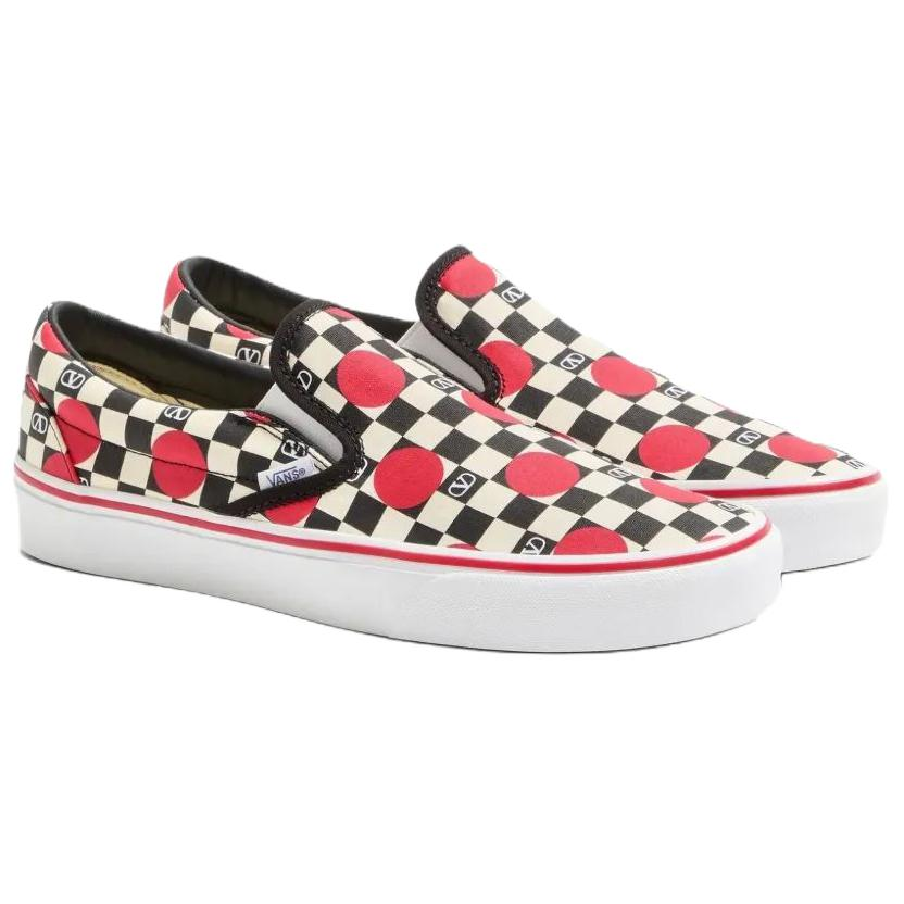 Женские слипоны Valentino x Vans Garavani (розовые) — фото 3