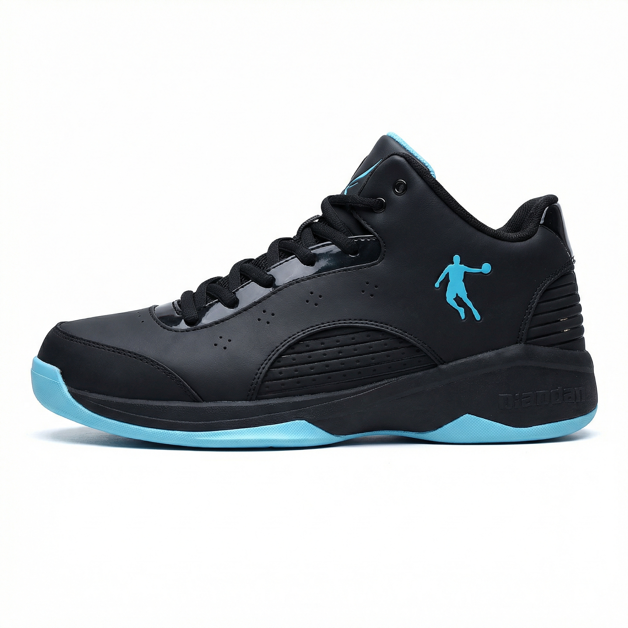 QIAODAN Leather Low top Game Ready Guard Basketball Shoes Men’s