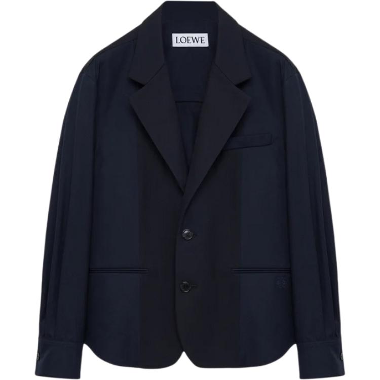 Мужская куртка LOEWE Single-Breasted Blazer (синяя)