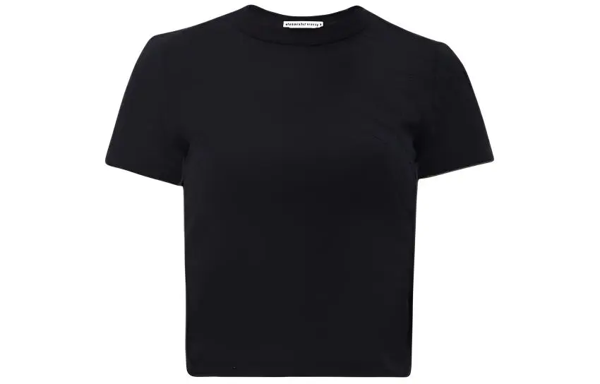 Alexander Wang Logo Jacquard Crewneck Knit Top