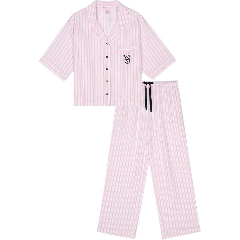 Женский комплект одежды Victoria's Secret oversize (розовый)