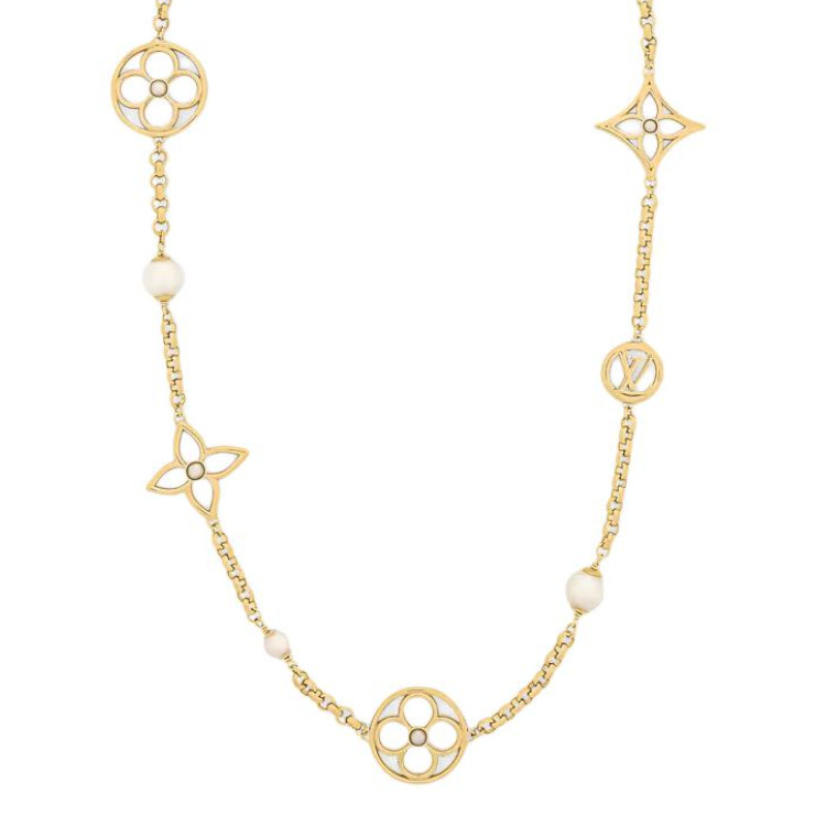 Женская цепочка Louis Vuitton Necklace (золотая)
