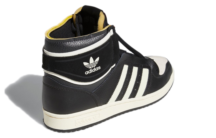 Высокие кеды adidas originals Top ten De (черно-бежевые) — 碳黑/米色 — фото 5