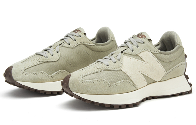 Женские кроссовки New Balance 327 (зеленые) — фото 2