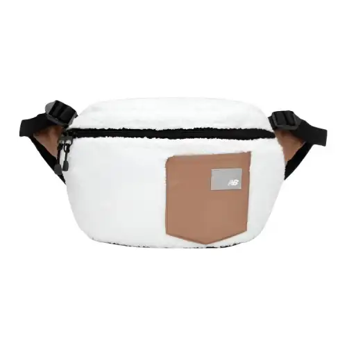 New Balance Fabric Shoulder Bag, Crossbody Bag, Sling Bag, Fanny Pack Unisex White