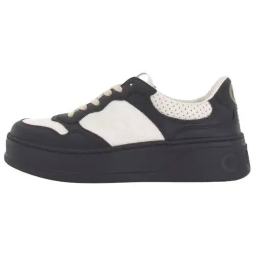 Gucci Wmns Gg Embossed Sneaker 'Black White' Women's