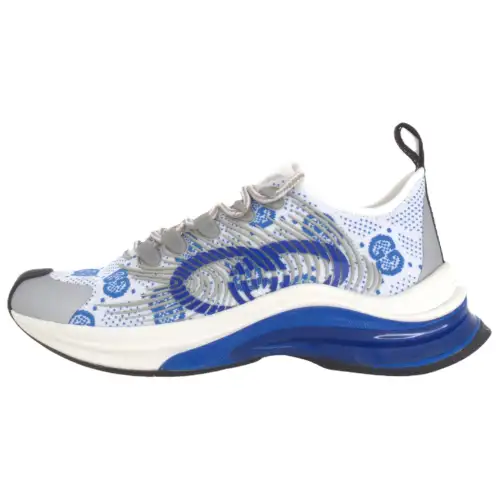 Gucci Wmns Run Sneaker 'White Blue' Women's