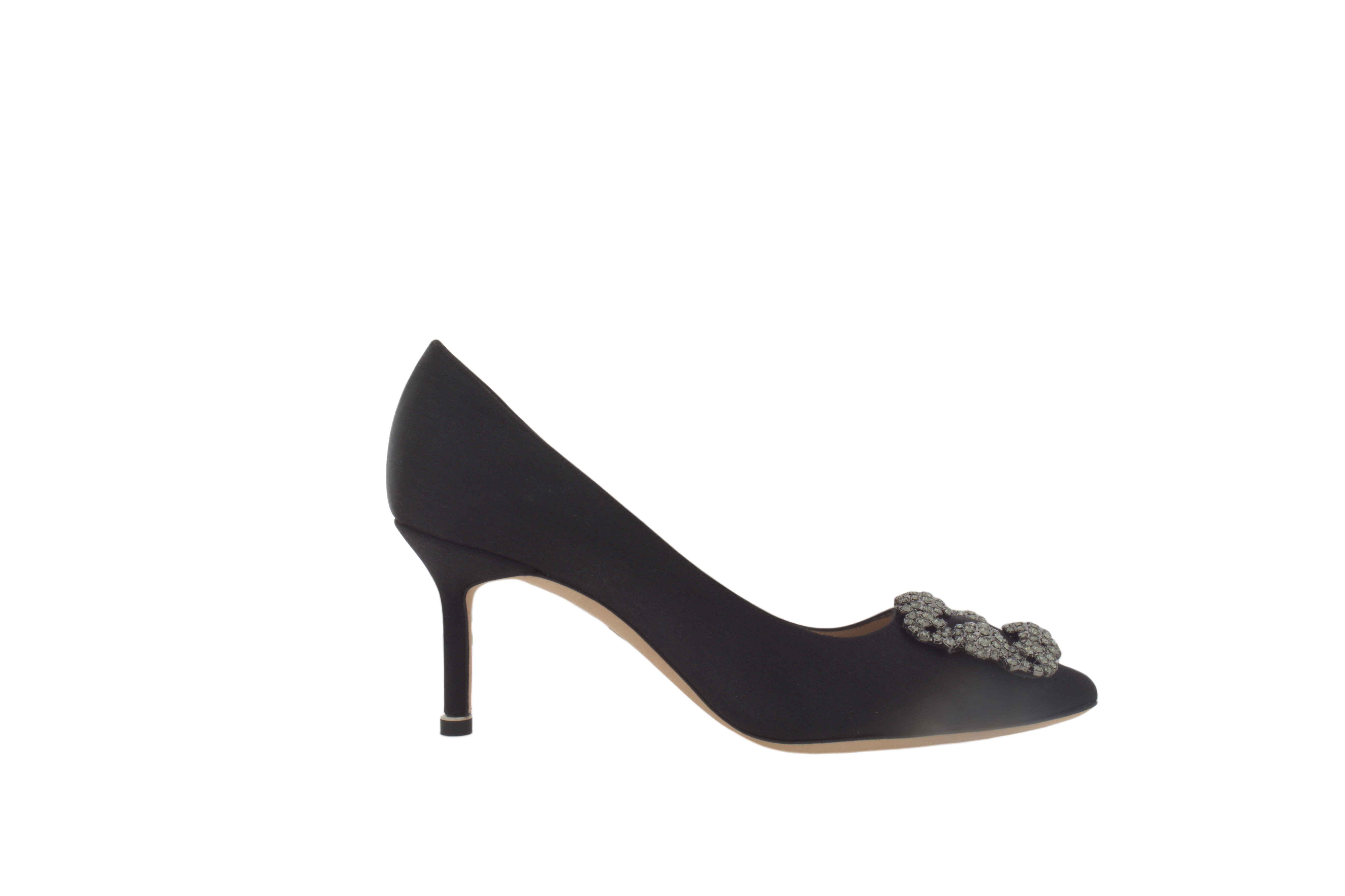 MANOLO BLAHNIK Hangisi 90mm Satin Pumps
