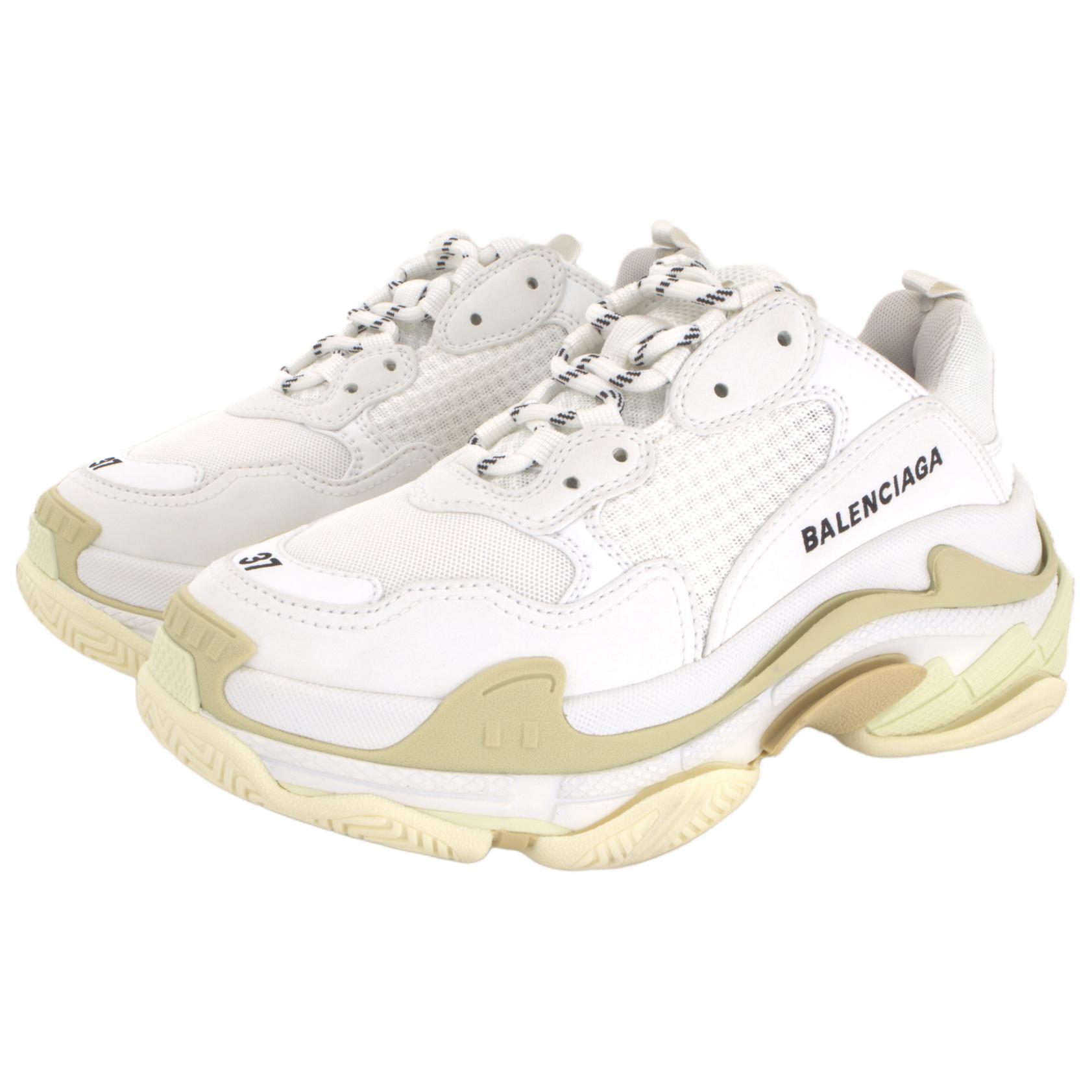 Женские кроссовки Balenciaga Triple S (белые) — фото 3