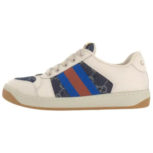 Gucci Wmns Screener 'GG Canvas - Denim Ivory' Women's