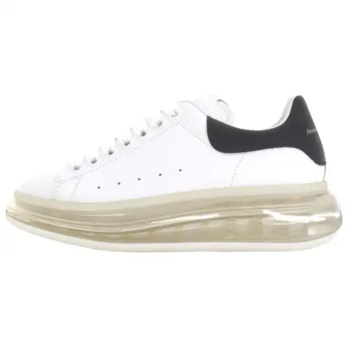 Alexander McQueen Oversized Transparent Sole Sneaker 'White Black' Women's