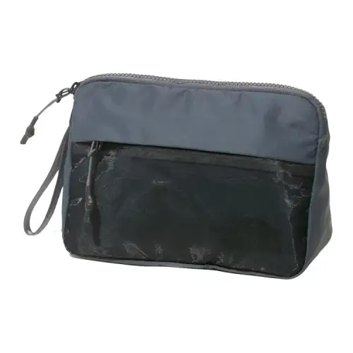 THE NORTH FACE Pu Clutch Unisex Gray Blue
