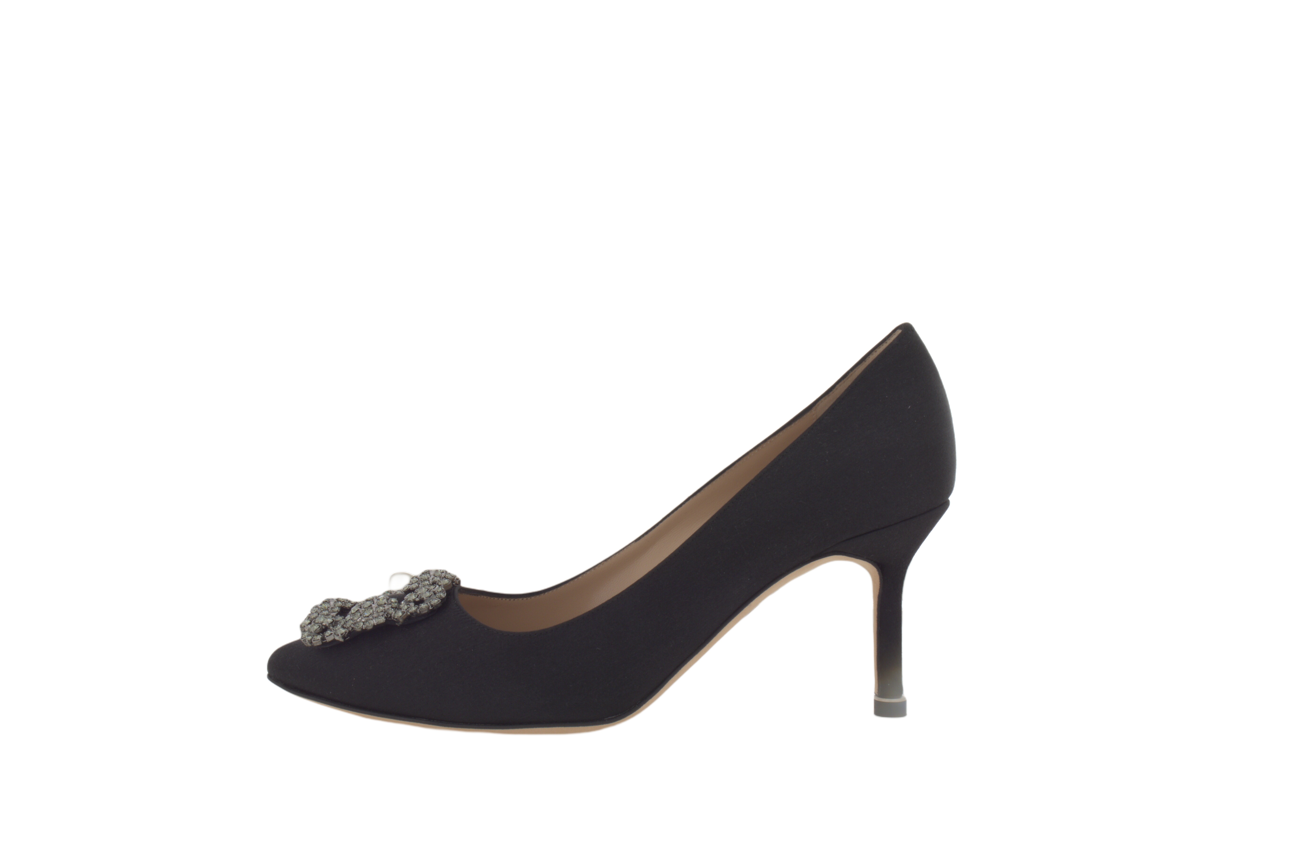 MANOLO BLAHNIK Hangisi 90mm Satin Pumps