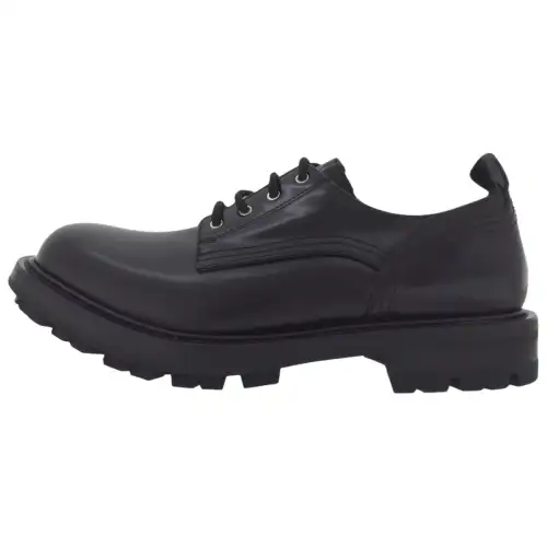 Alexander McQueen Worker Lace Up Black