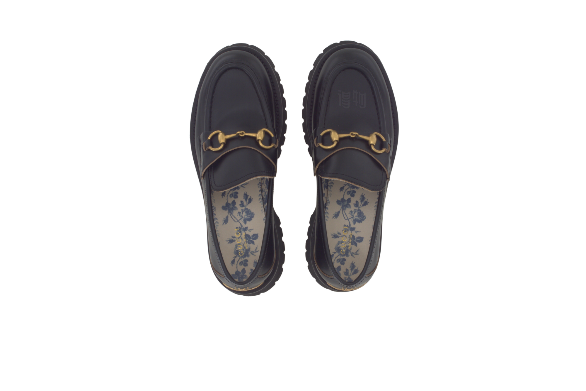 Женские туфли Gucci Horsebit (черный) — фото 4