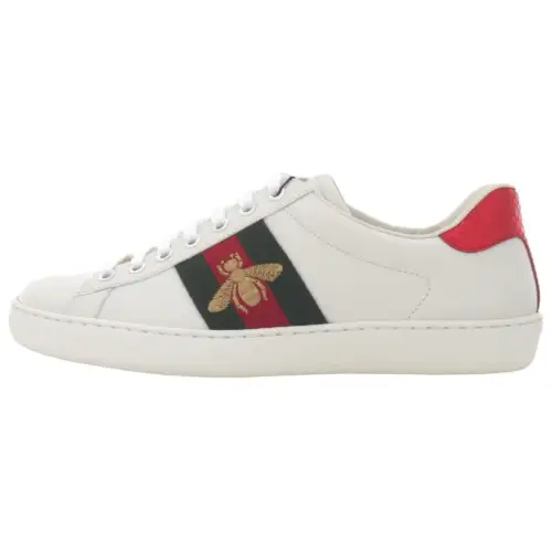 GUCCI Ace Embroidered Bee Sneakers