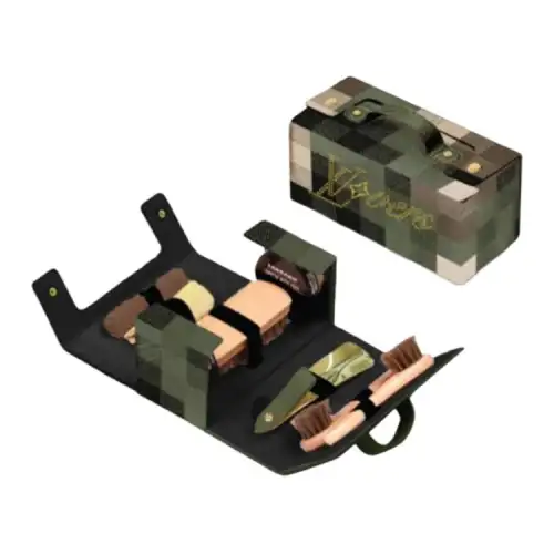 LOUIS VUITTON Leather Storage Box Women's Camouflage