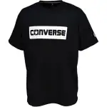 Converse T Shirts Men's Black Crew Neck Moderate Straight Fit