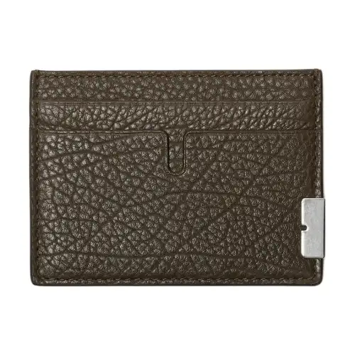 Burberry Calfskin Card Holder Men's Brown