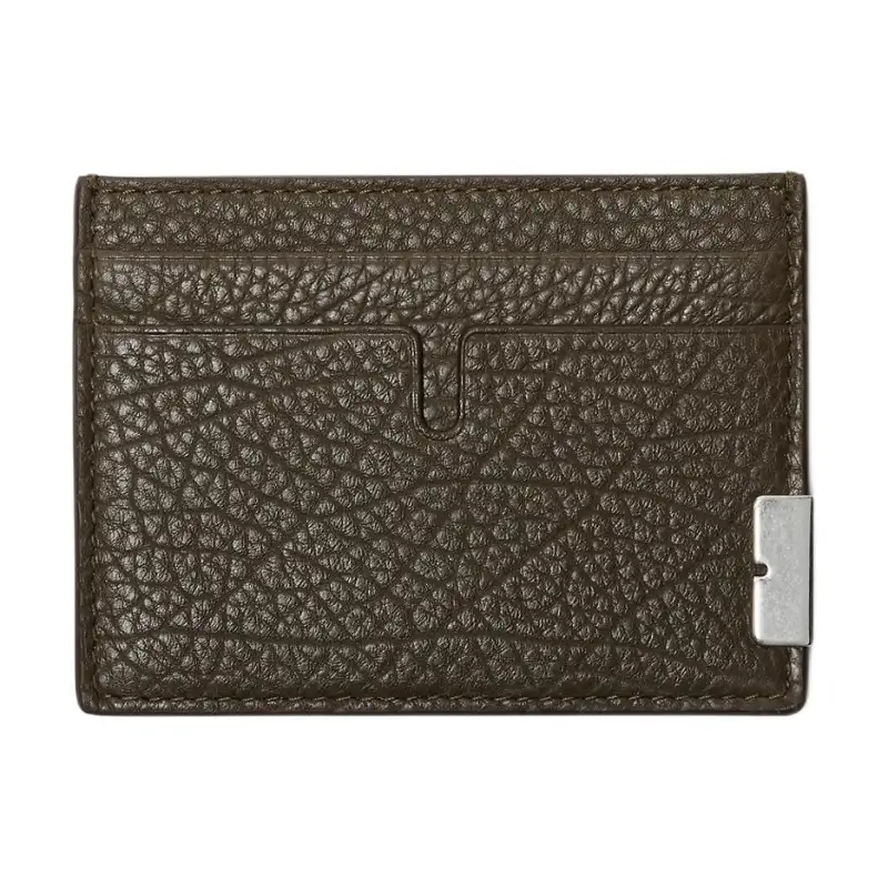 Burberry Calfskin Card Holder Men's Brown