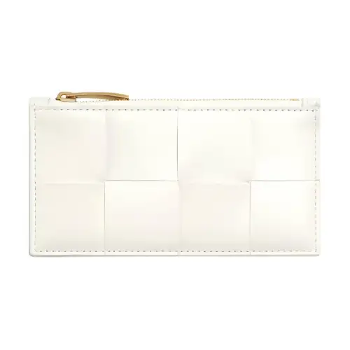 Bottega Veneta Cow Leather Card Holder Women's White