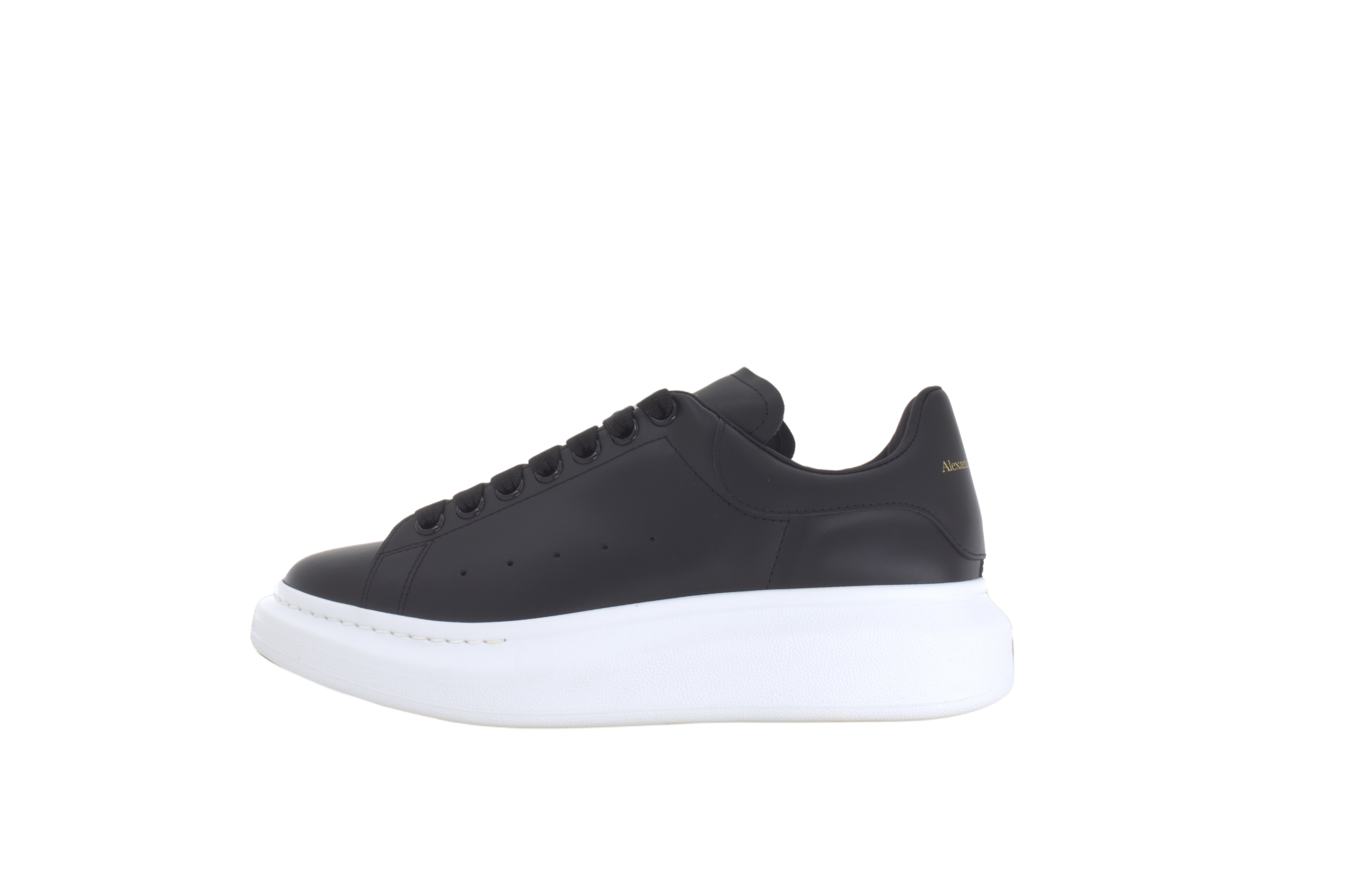 Мужские кеды Alexander Alexander McQueen Oversized Sneaker (черно-белые)