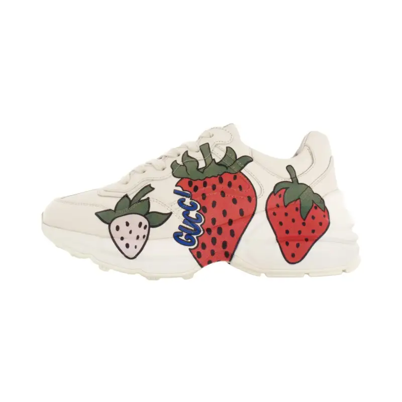 GUCCI Rhyton GUCCI Strawberry Sneakers Women's