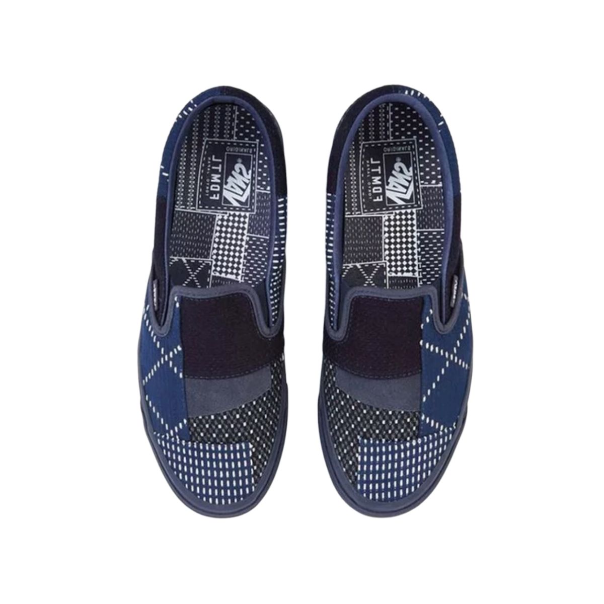 Мужские слипоны Vans × FDMTL slip-on (синие) — фото 3