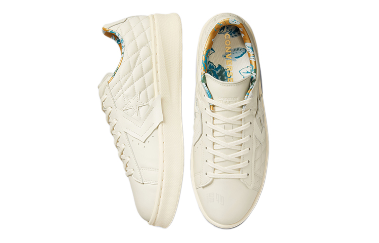 Кеды Converse × SGA Cons Pro Leather Lift platform (молочный) — фото 4