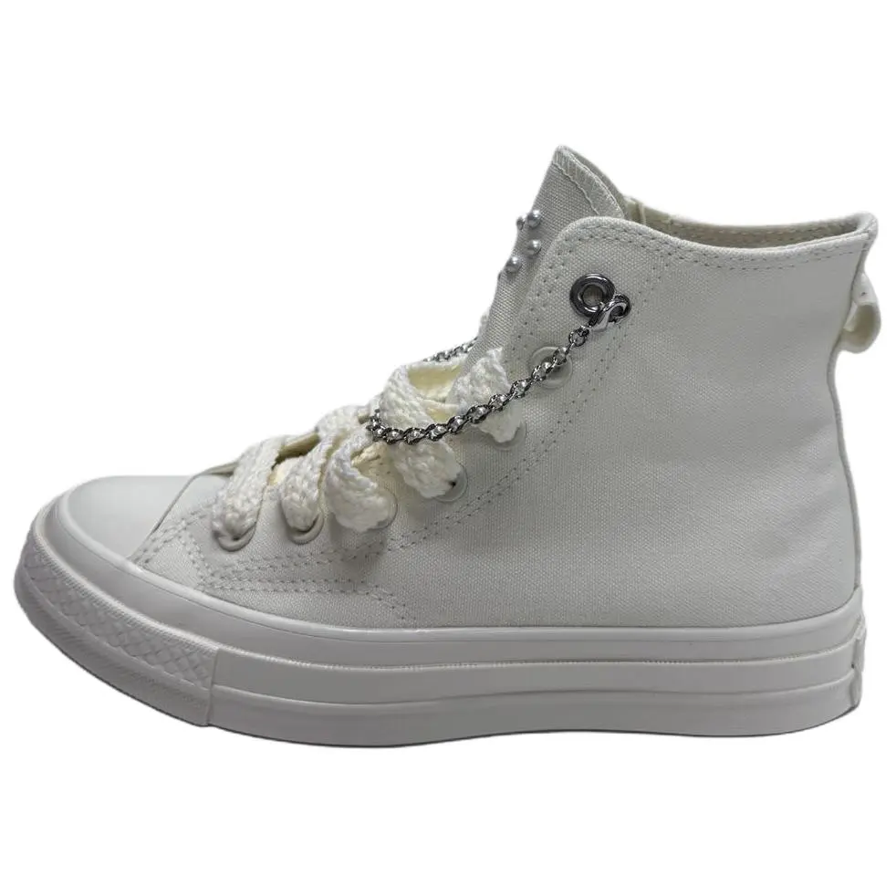 Converse CHUCK TAYLOR Abrasion Resistant Abrasion Resistant High top Canvas Shoes Unisex White