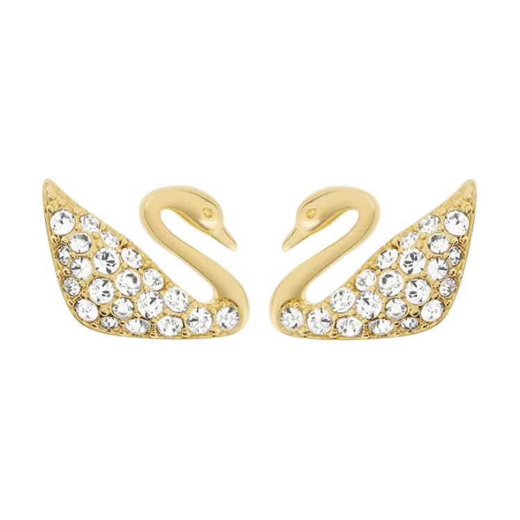 Женские серьги Swarovski (золотые)