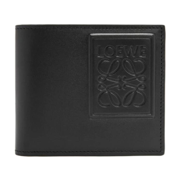 Мужской кошелек LOEWE Анаграмма (черный)