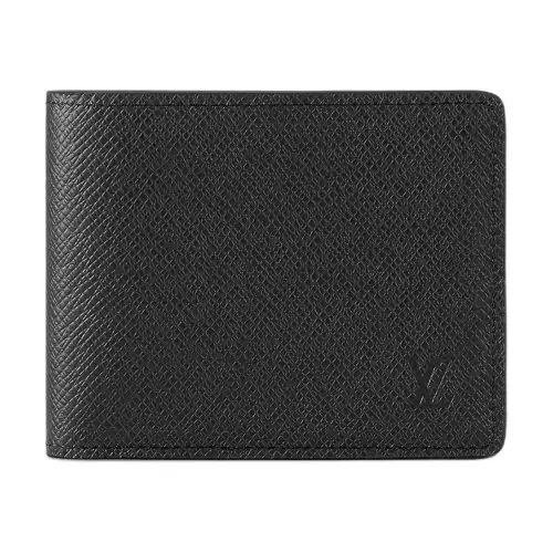LOUIS VUITTON Slender Wallet Taiga Black