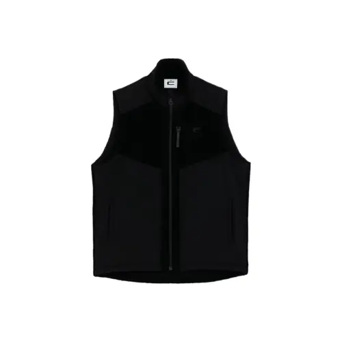 PUMA Vests Men's Black Stand Collar Moderate Other