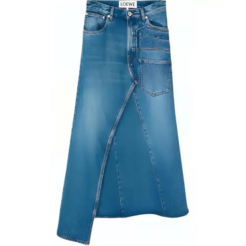 LOEWE SS20 Denim Long Skirt Women's