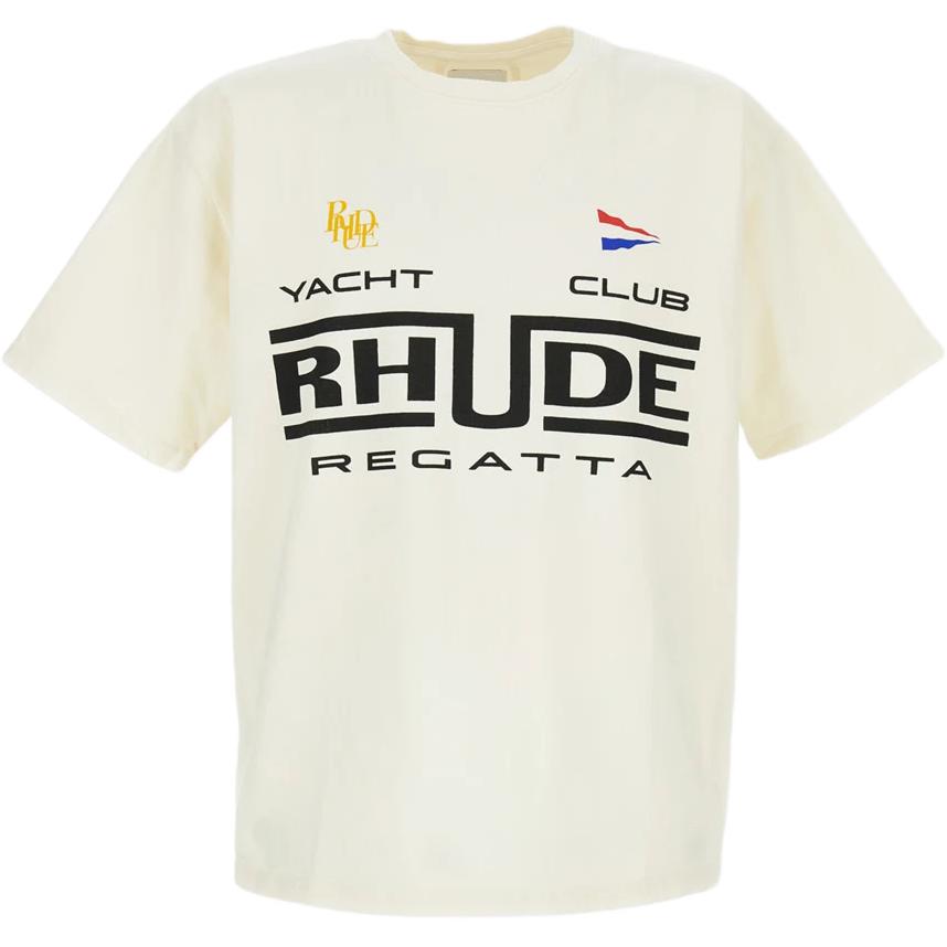 Мужская футболка RHUDE Rhude Regatta Club Tee (белая)