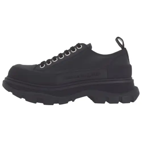 Alexander McQueen Tread Slick Canvas Sneakers 'All Black'