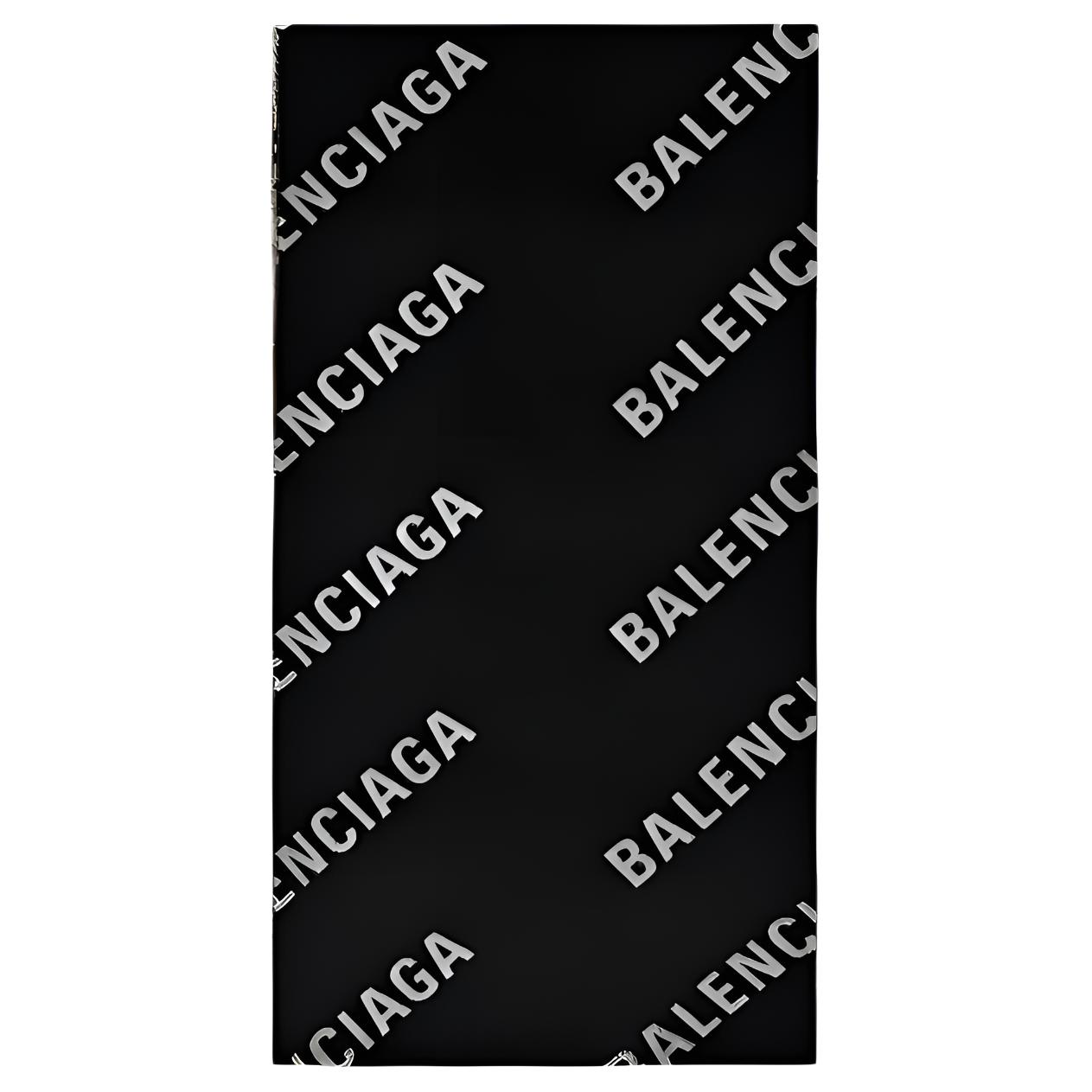 Balenciaga All Over Logo Scarf