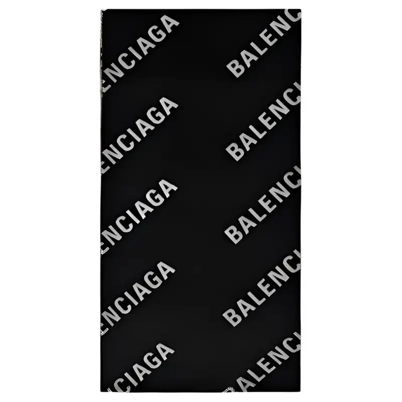 Balenciaga All Over Logo Scarf