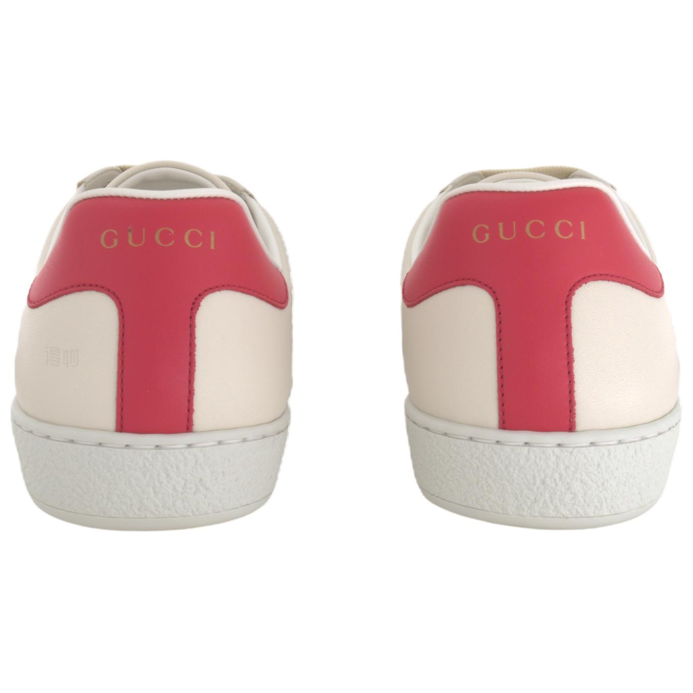 Мужские кеды Gucci ACE Freya Hartas (бело-зелено-красные) — фото 4