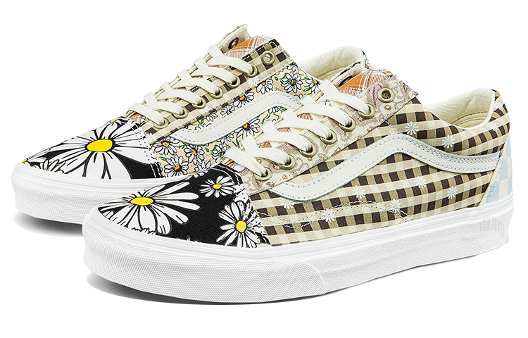 Кеды Vans Old Skool Meadow Patchwork (разноцветные) — фото 2