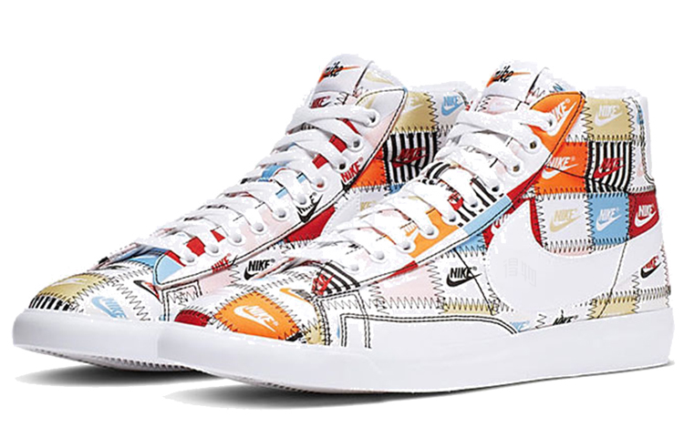 Кеды Nike Blazer Patchwork OG (белый) — фото 3