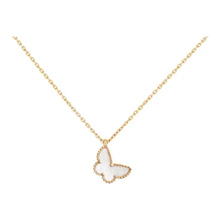Van Cleef & Arpels 2010s butterfly-pendant necklace